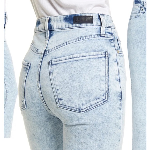 Sabine High Waist Raw Hem Ankle Straight Leg Jeans - Picture 5 of 11